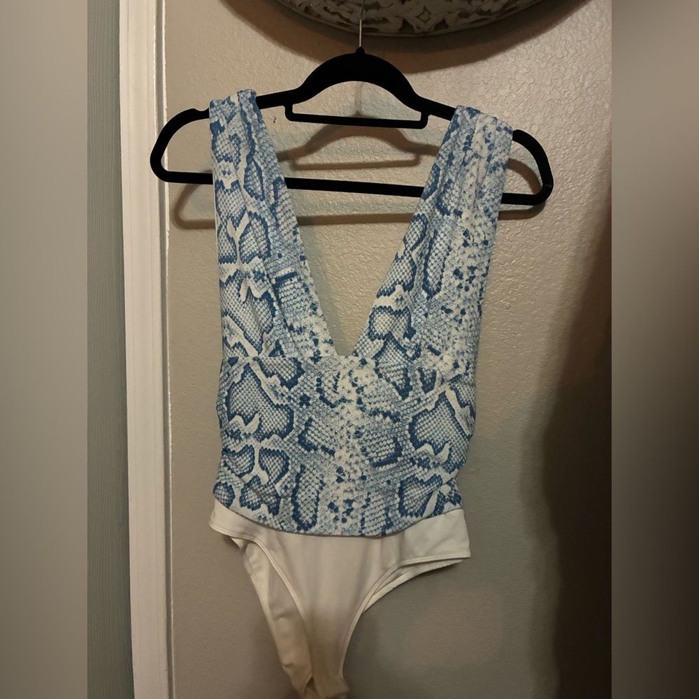 Snake Print Bodysuit